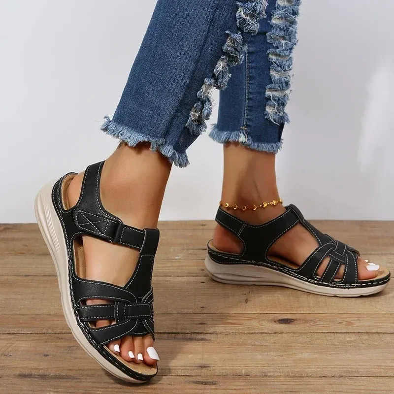 Comfortable Orthopedic Leather Sandals