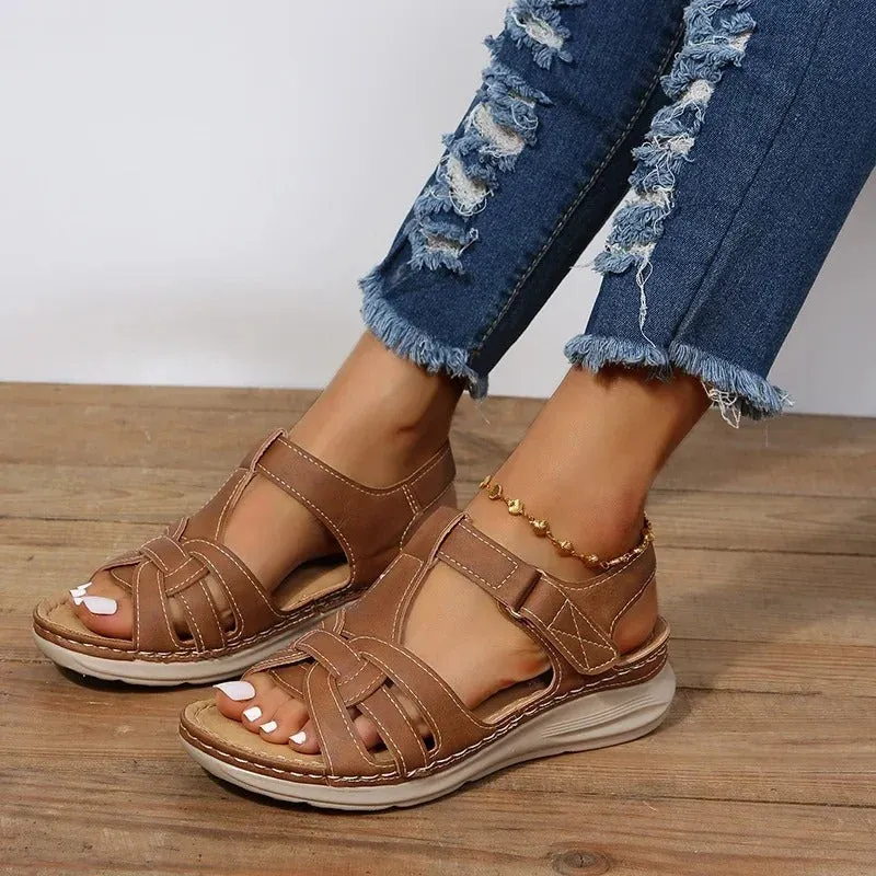 Comfortable Orthopedic Leather Sandals