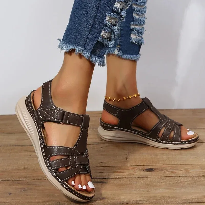 Comfortable Orthopedic Leather Sandals