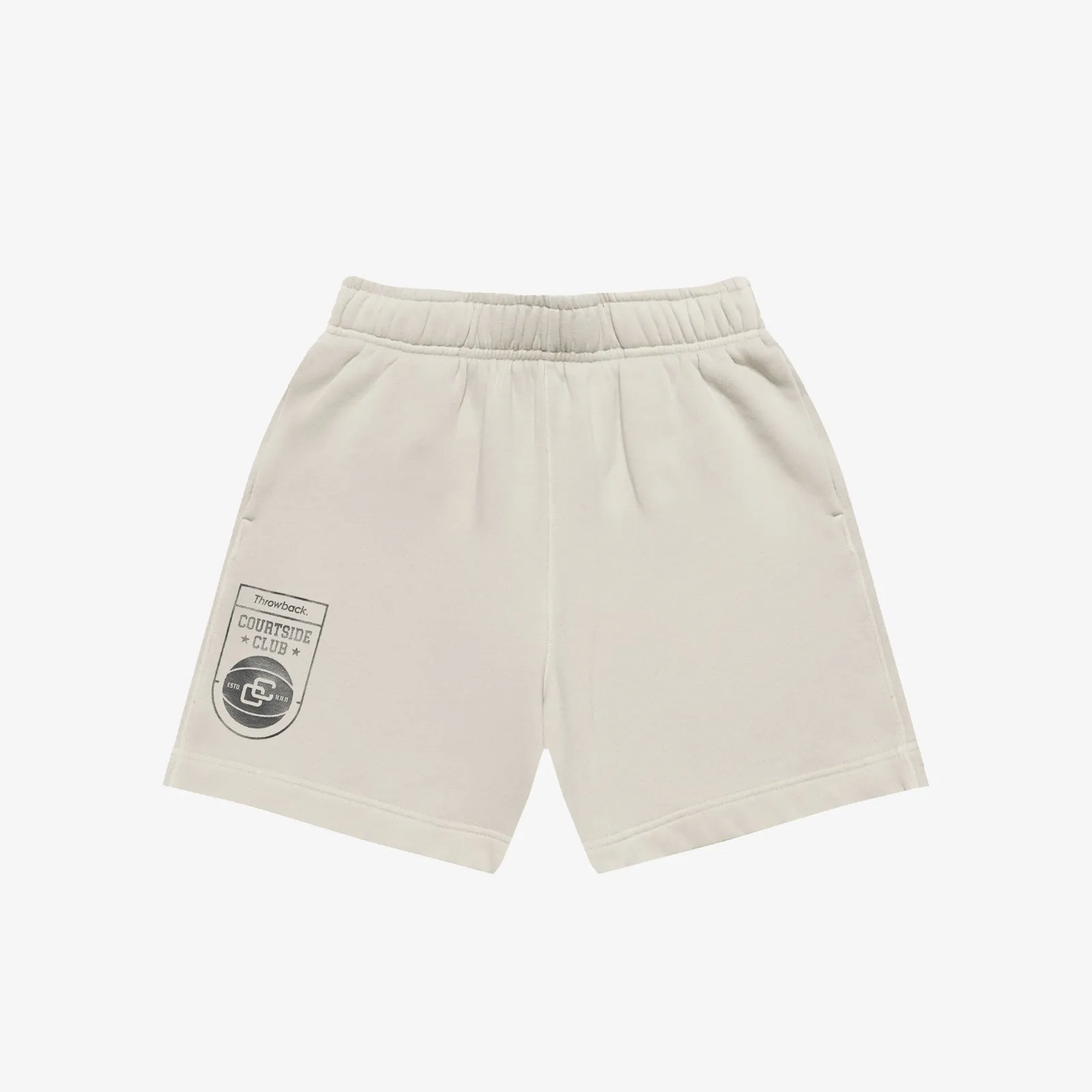 Courtside Club Short - Faded Bone
