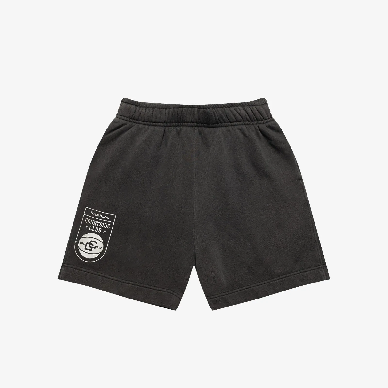 Courtside Club Short - Faded Noir