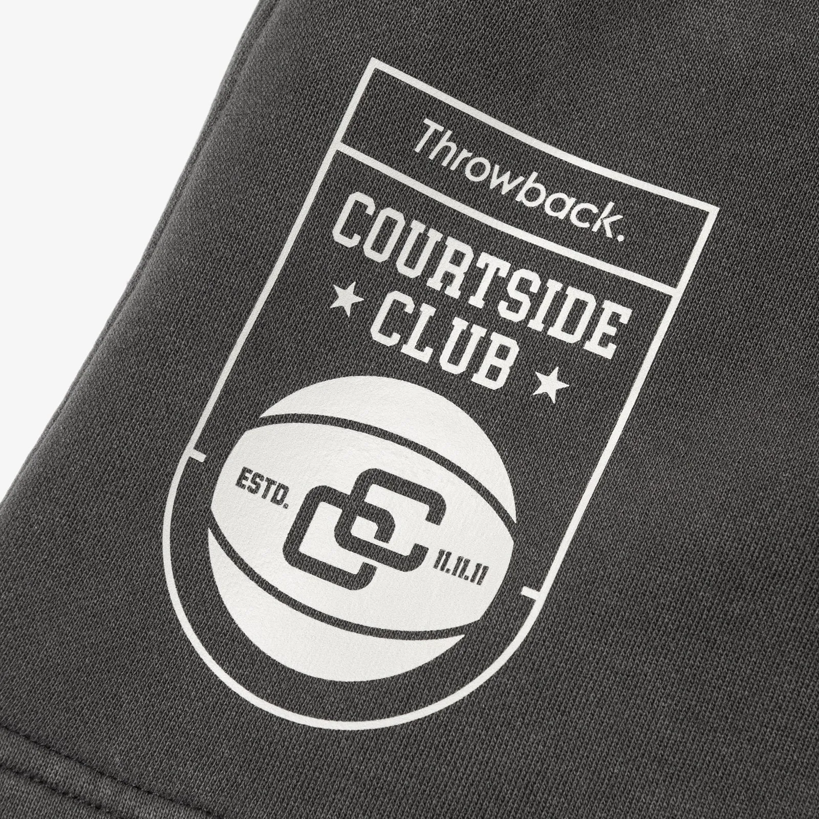 Courtside Club Short - Faded Noir