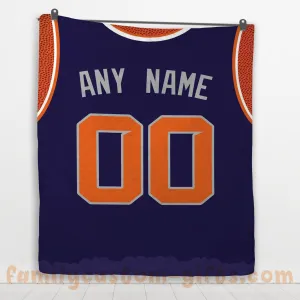 Custom Premium Quilt Blanket Phoenix Jersey Basketball Personalized Quilt Gifts for Her & Him