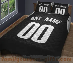 Custom Quilt Sets Brooklyn Jersey Personalized Basketball Premium Quilt Bedding for Boys Girls Men Women
