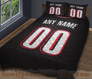 Custom Quilt Sets Portland Jersey Personalized Basketball Premium Quilt Bedding for Men Women