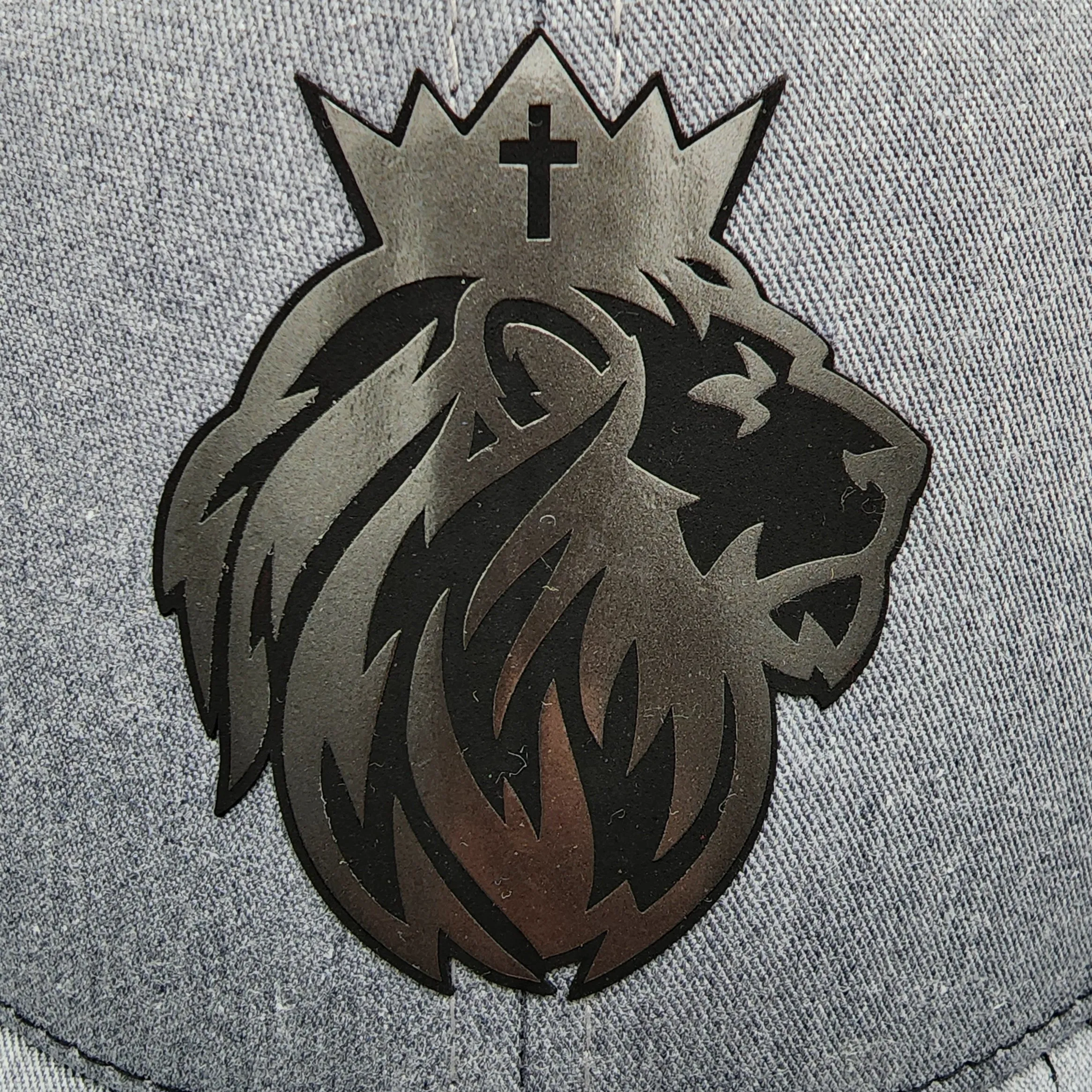 CVCA Metallic Royal Lion Snapback Trucker Hat