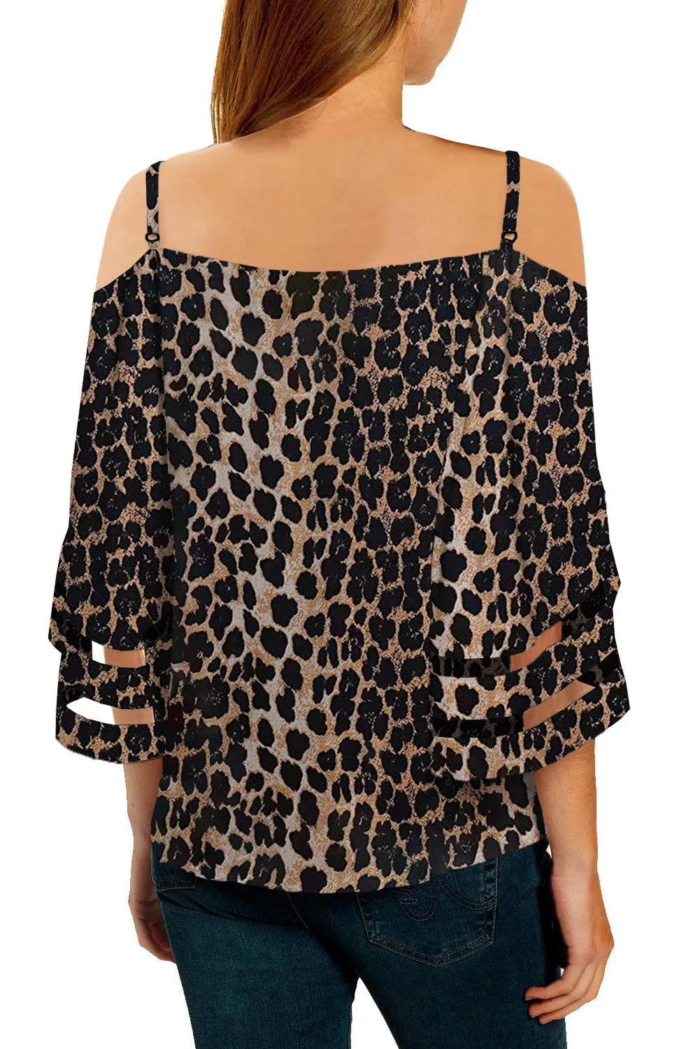 Daisy Floral Cold Shoulder Blouse