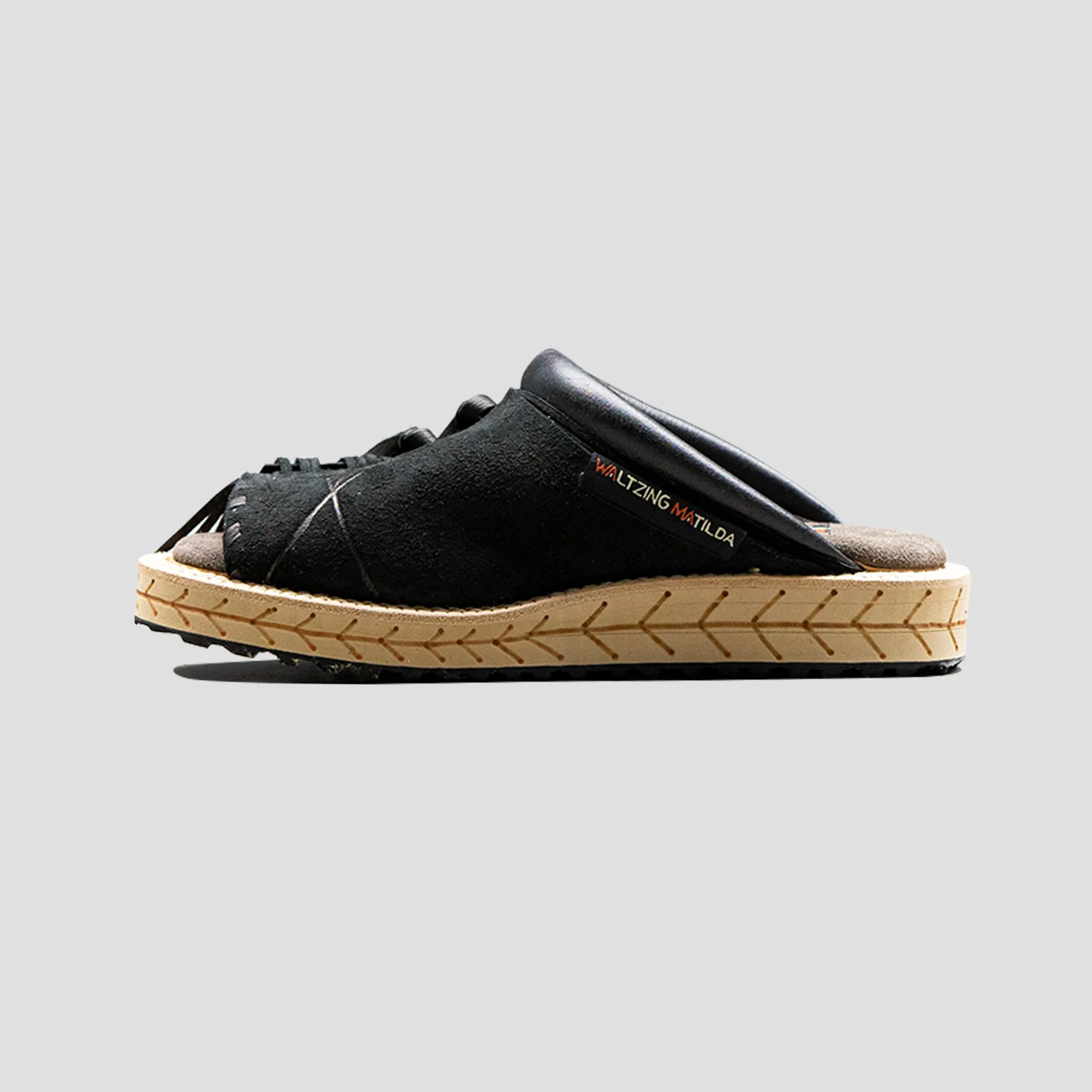DEER LEATHER PUEBLO SANDALS