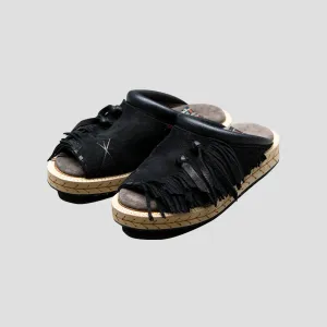 DEER LEATHER PUEBLO SANDALS