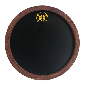 Denver Nuggets: "Faux" Barrel Framed Chalkboard