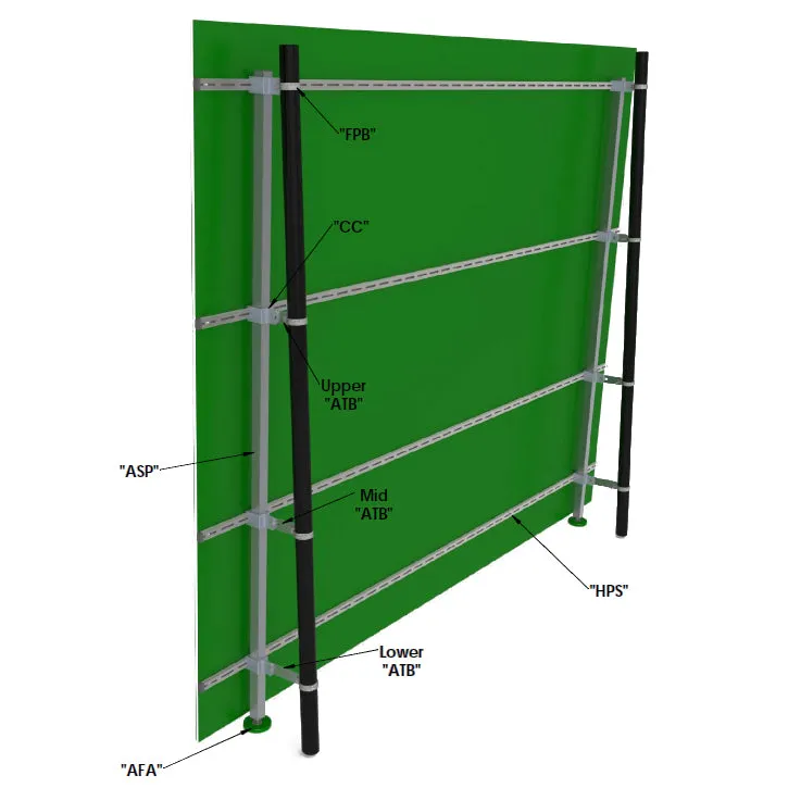 Douglas® Rally Master Backboard, 10′ x 20′