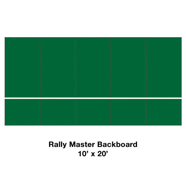 Douglas® Rally Master Backboard, 10′ x 20′
