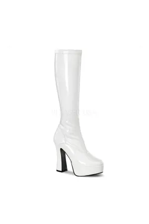 ELECTRA-2000Z Platform Boot  | White Patent