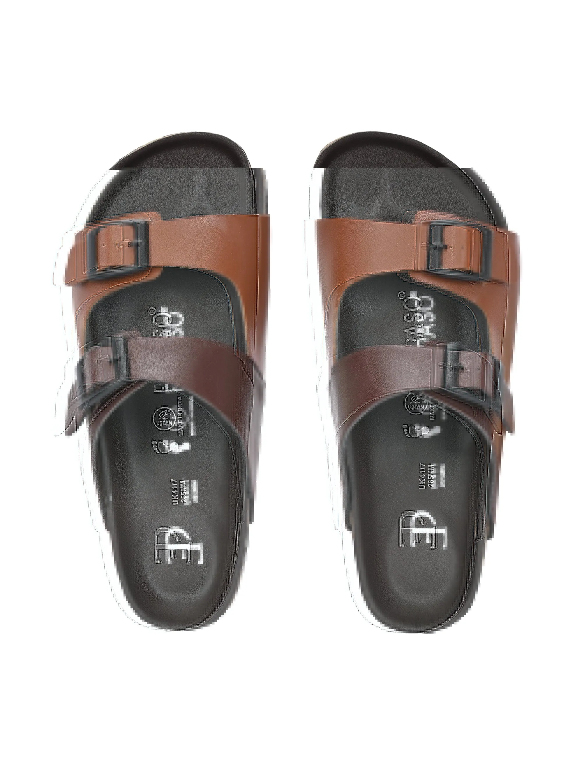 Elegant Sandstone Leather Slip-On Sandal