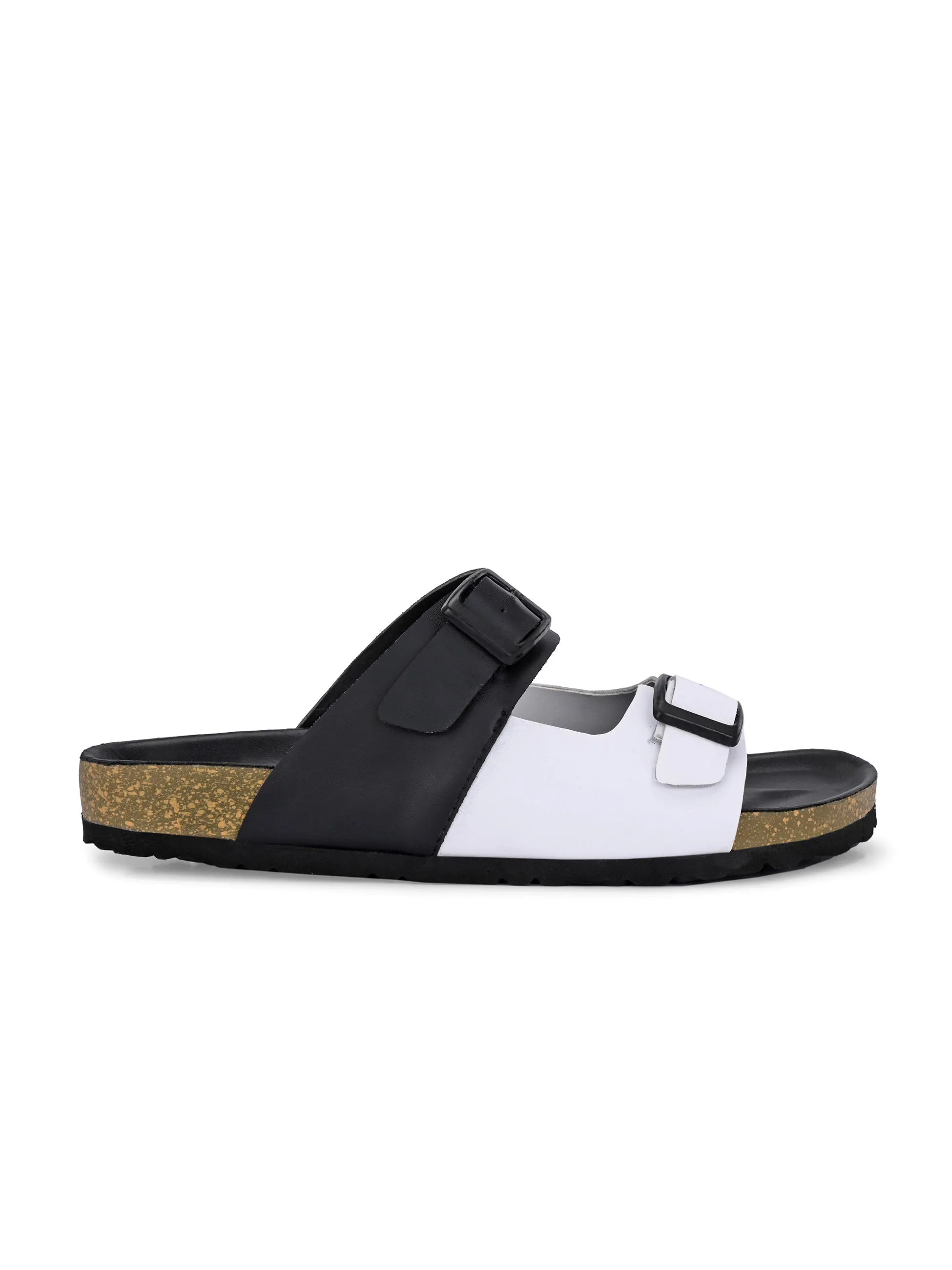 Elegant Sandstone Leather Slip-On Sandal