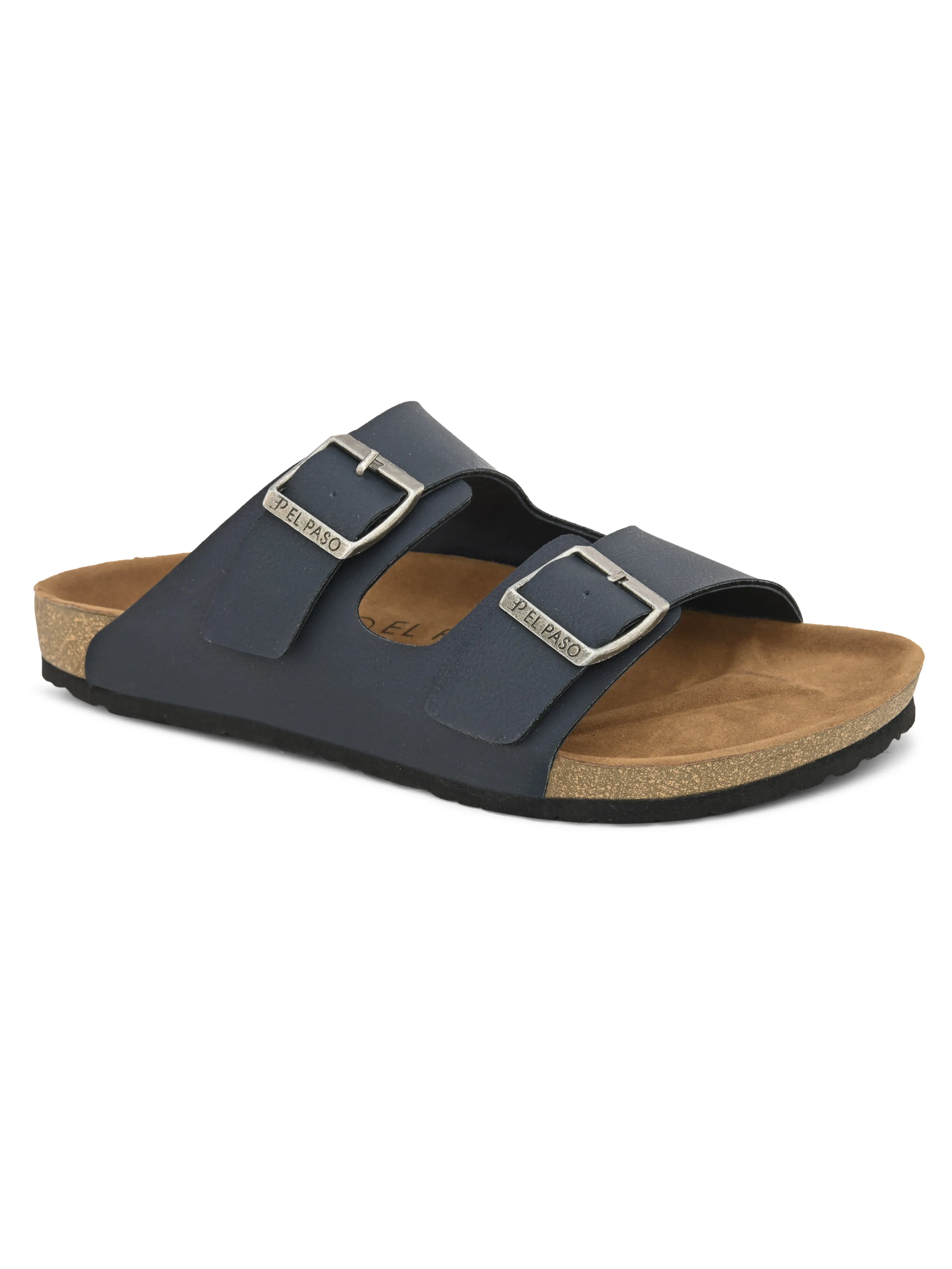 Elegant Sandstone Leather Slip-On Sandal