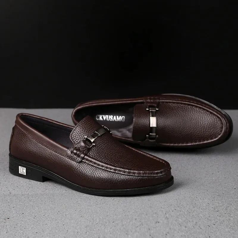 Eleganzia Luxus Männer Freizeit Schuhe aus Echtem Leder