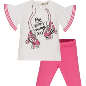 EMC - Be Happy Every Day Cycling Short Set - Blue