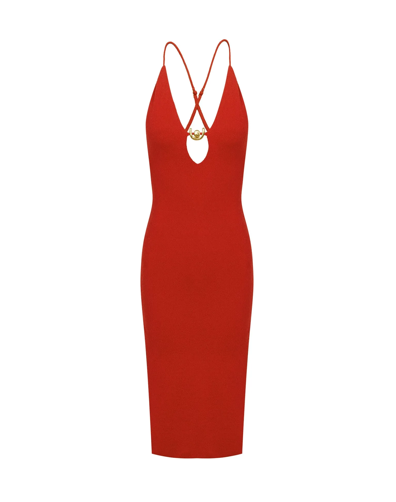 Firenze Isabela Midi Dress - Ruby