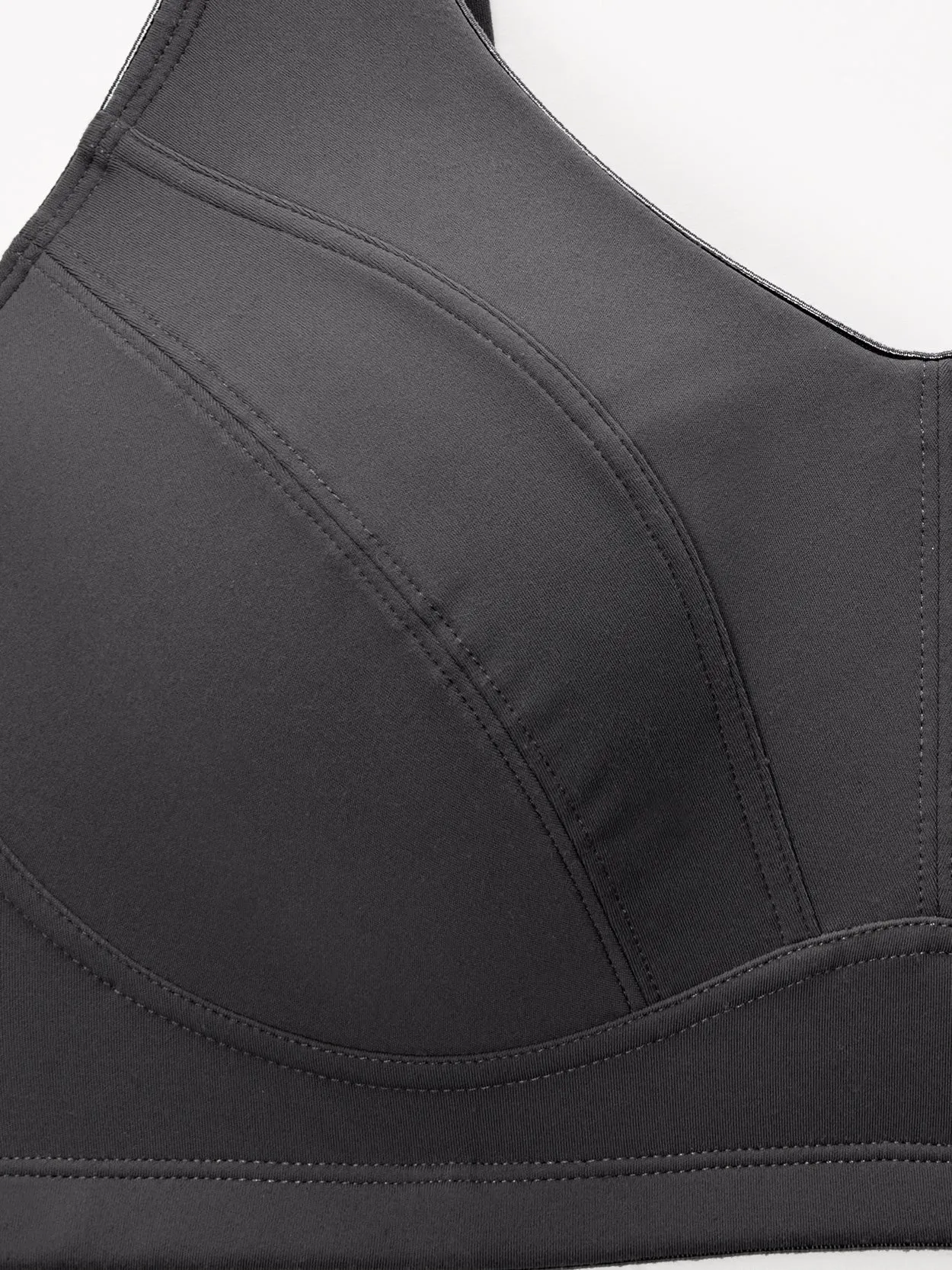 Full Coverage Underwire Workout Sports Bras Black