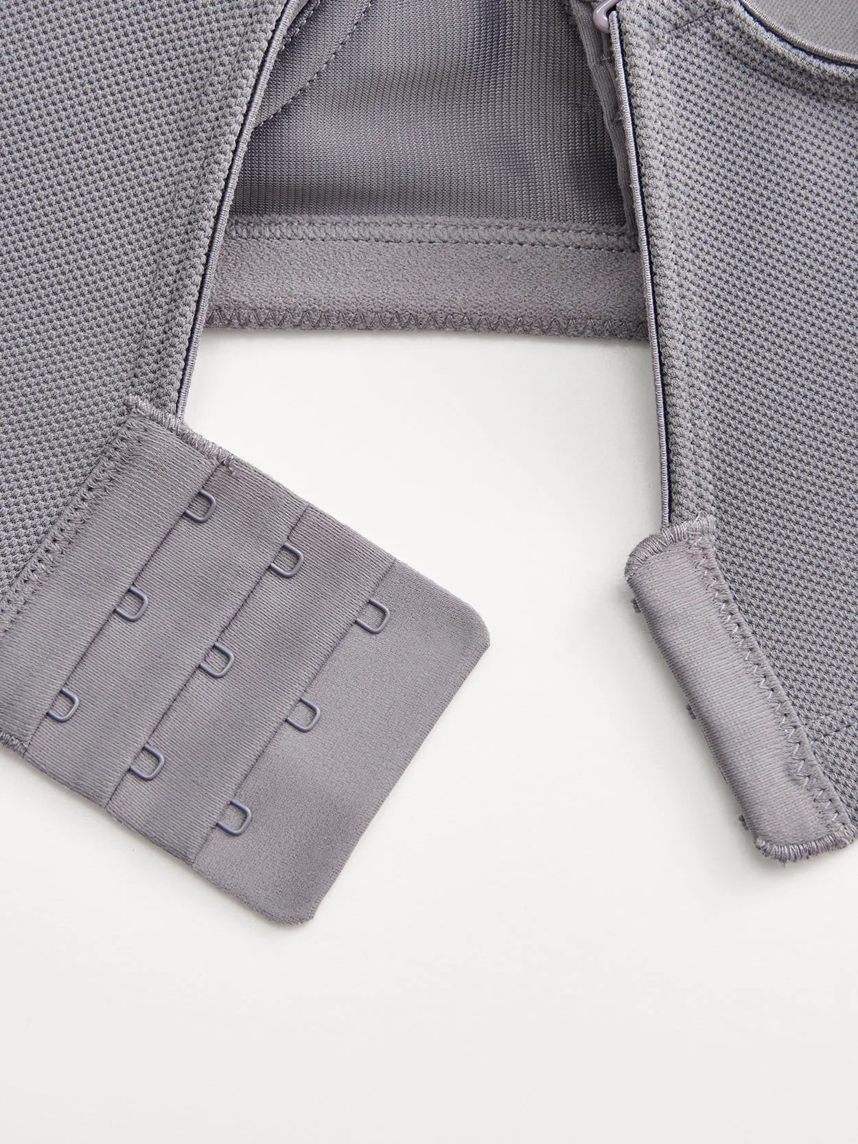 Full Coverage Underwire Workout Sports Bras Grey