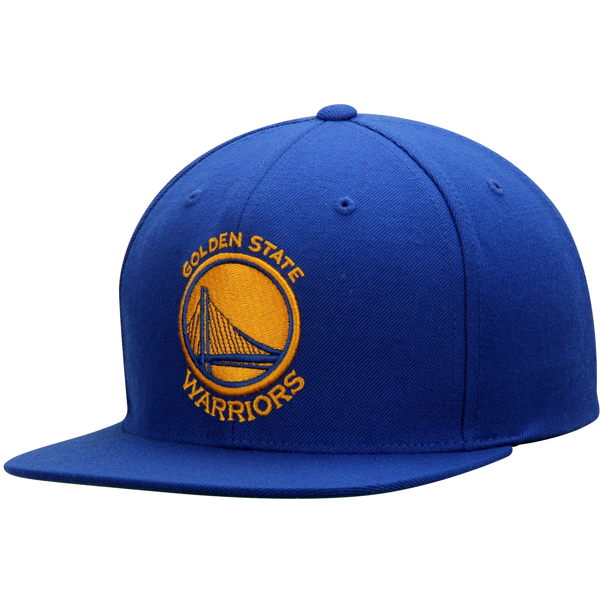Golden State Warriors Mitchell & Ness Current Logo Wool Solid Snapback Adjustable Hat