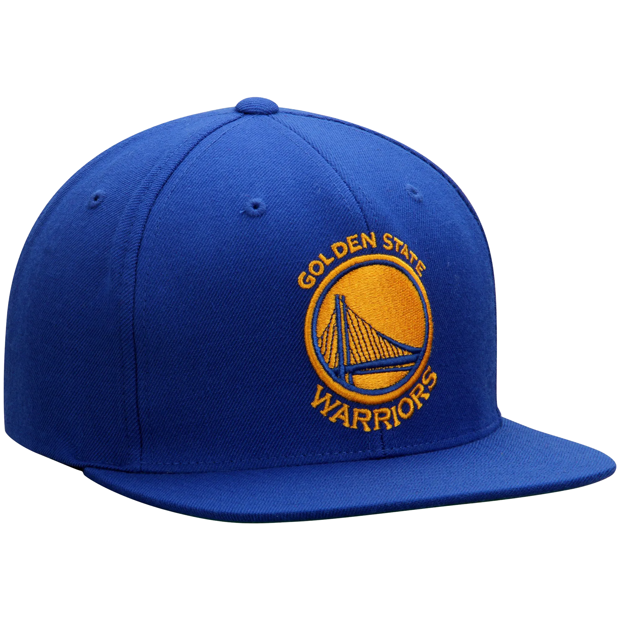 Golden State Warriors Mitchell & Ness Current Logo Wool Solid Snapback Adjustable Hat