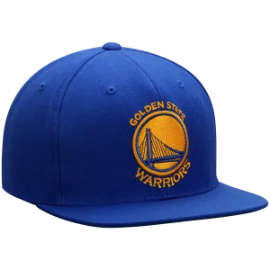Golden State Warriors Mitchell & Ness Current Logo Wool Solid Snapback Adjustable Hat