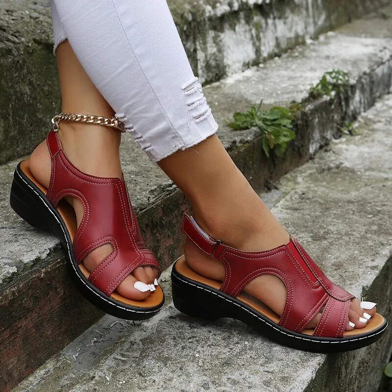 HALEY™ | ORTHOPEDIC LEATHER SANDALS