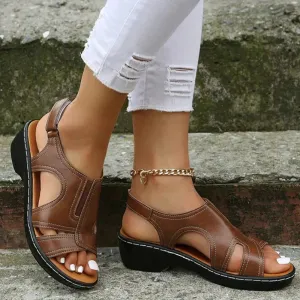 HALEY™ | ORTHOPEDIC LEATHER SANDALS