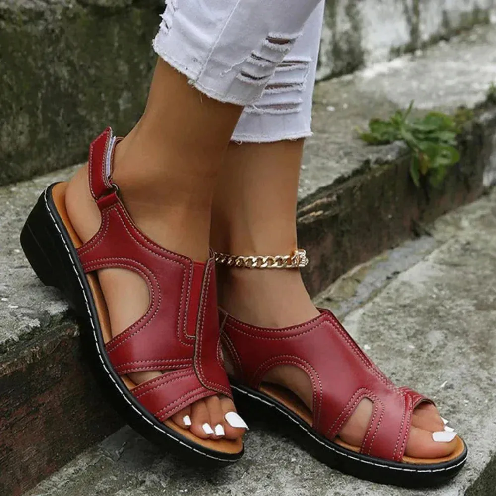 HALEY™ | ORTHOPEDIC LEATHER SANDALS