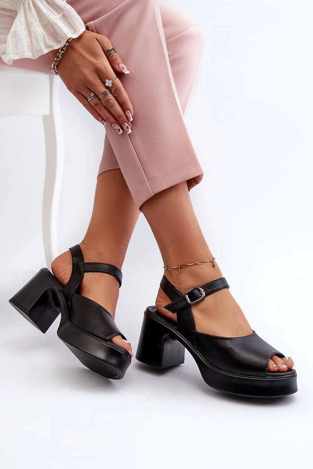 Heel sandals