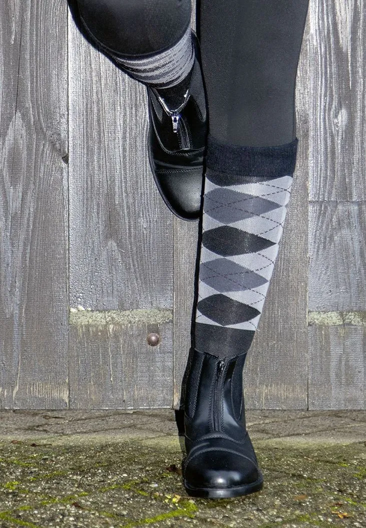 HKM Jodhpur Boots With Elastic Vent   Zip