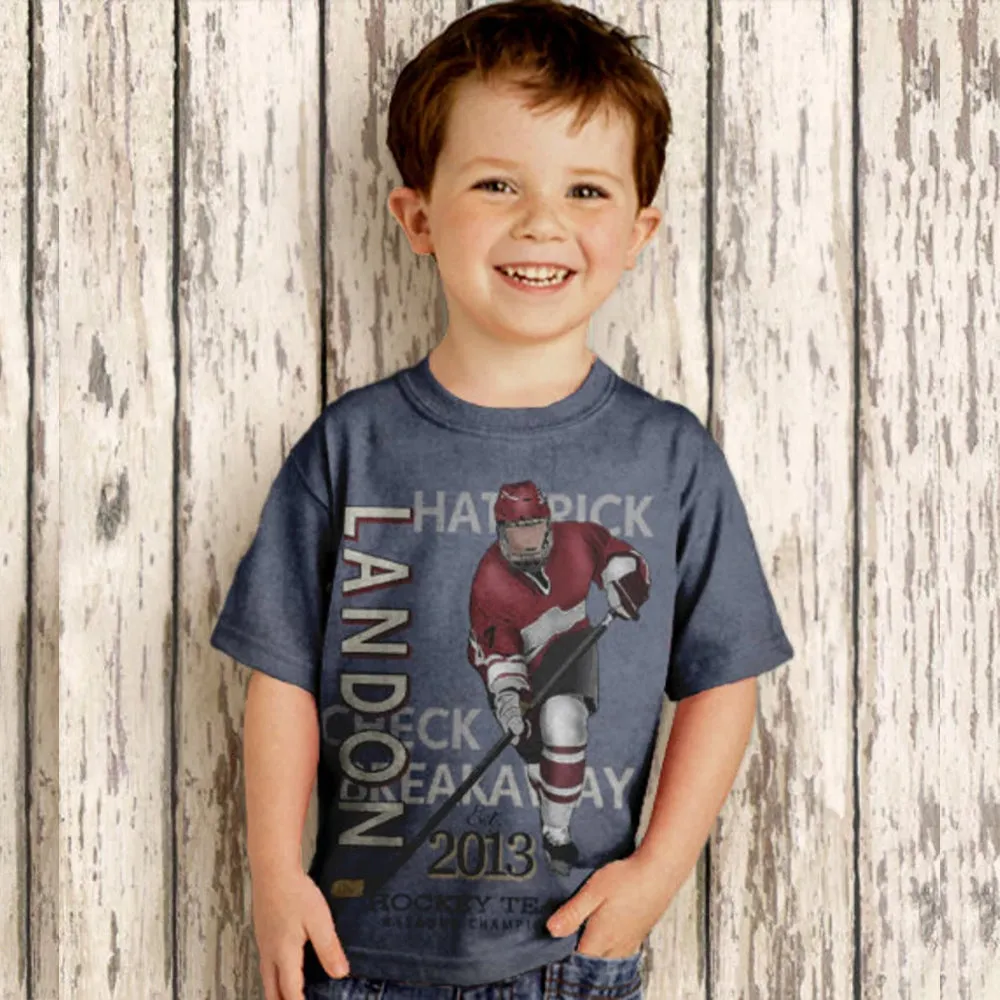 HPSP Shirt, Custom Birthday Shirt, Baseball Shirt, Hockey Shirt, Basketball Shirt, Football Shirt, Personalized Name TShirt, Boys Top