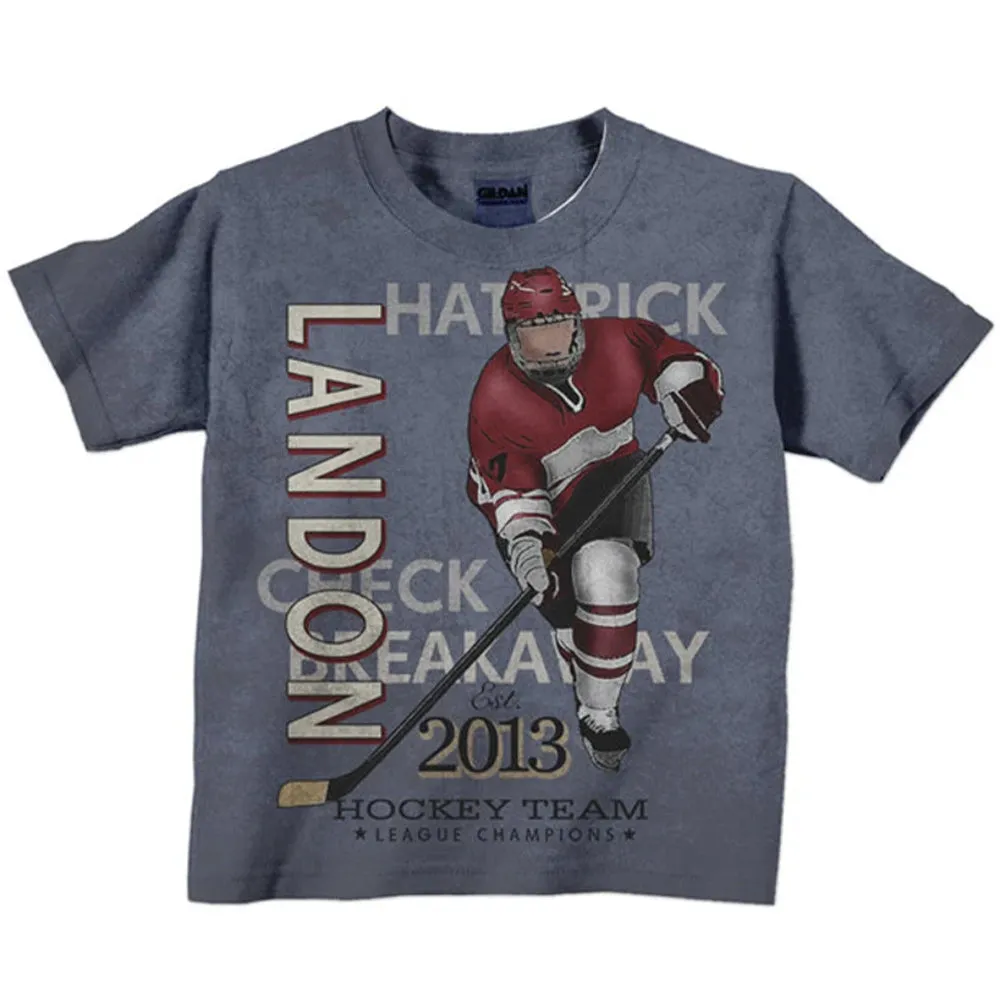 HPSP Shirt, Custom Birthday Shirt, Baseball Shirt, Hockey Shirt, Basketball Shirt, Football Shirt, Personalized Name TShirt, Boys Top