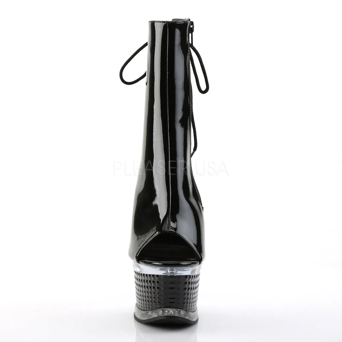 ILLUSION-1018  Black Patent/Black