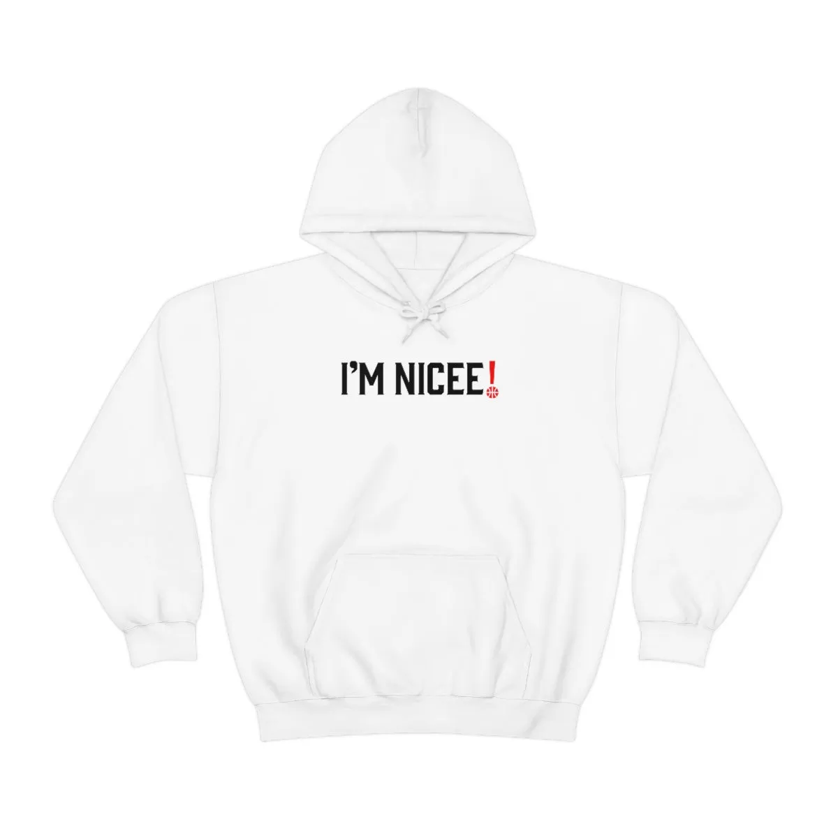 Im Nicee! Basketball Sweatshirt