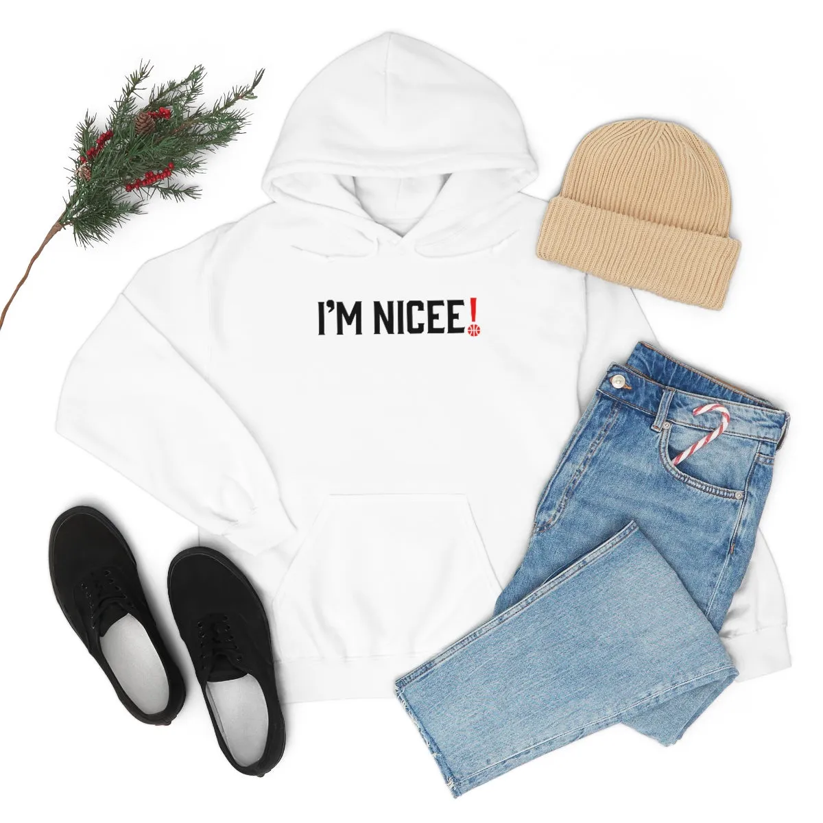 Im Nicee! Basketball Sweatshirt