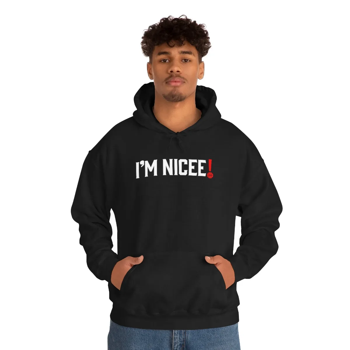 Im Nicee! Basketball Sweatshirt