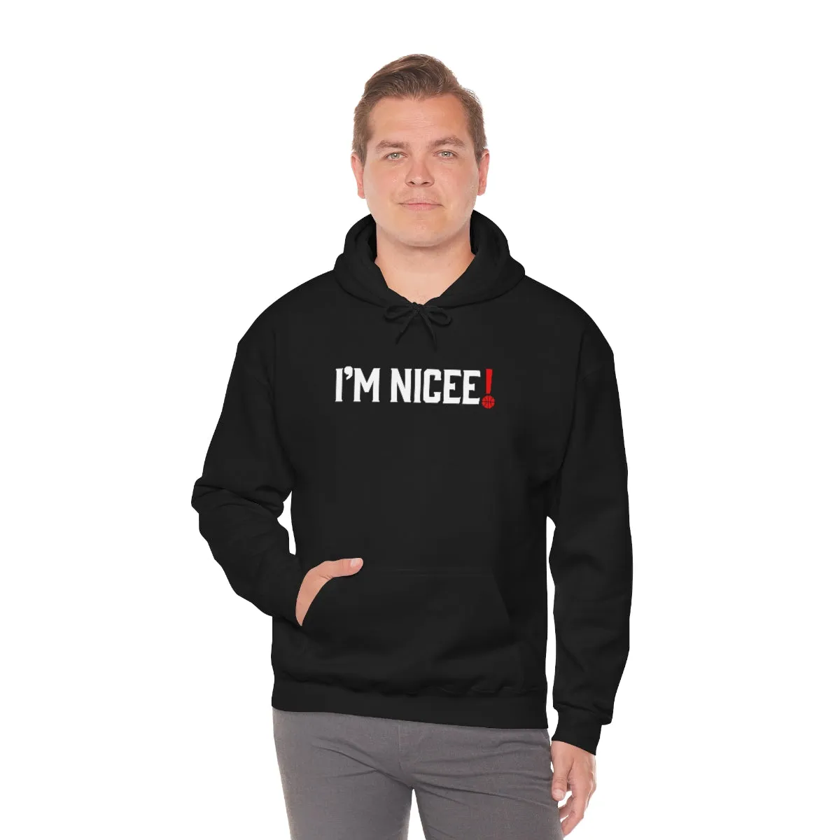Im Nicee! Basketball Sweatshirt