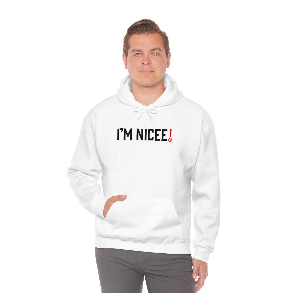 Im Nicee! Basketball Sweatshirt