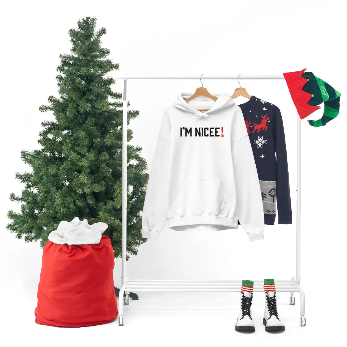 Im Nicee! Basketball Sweatshirt