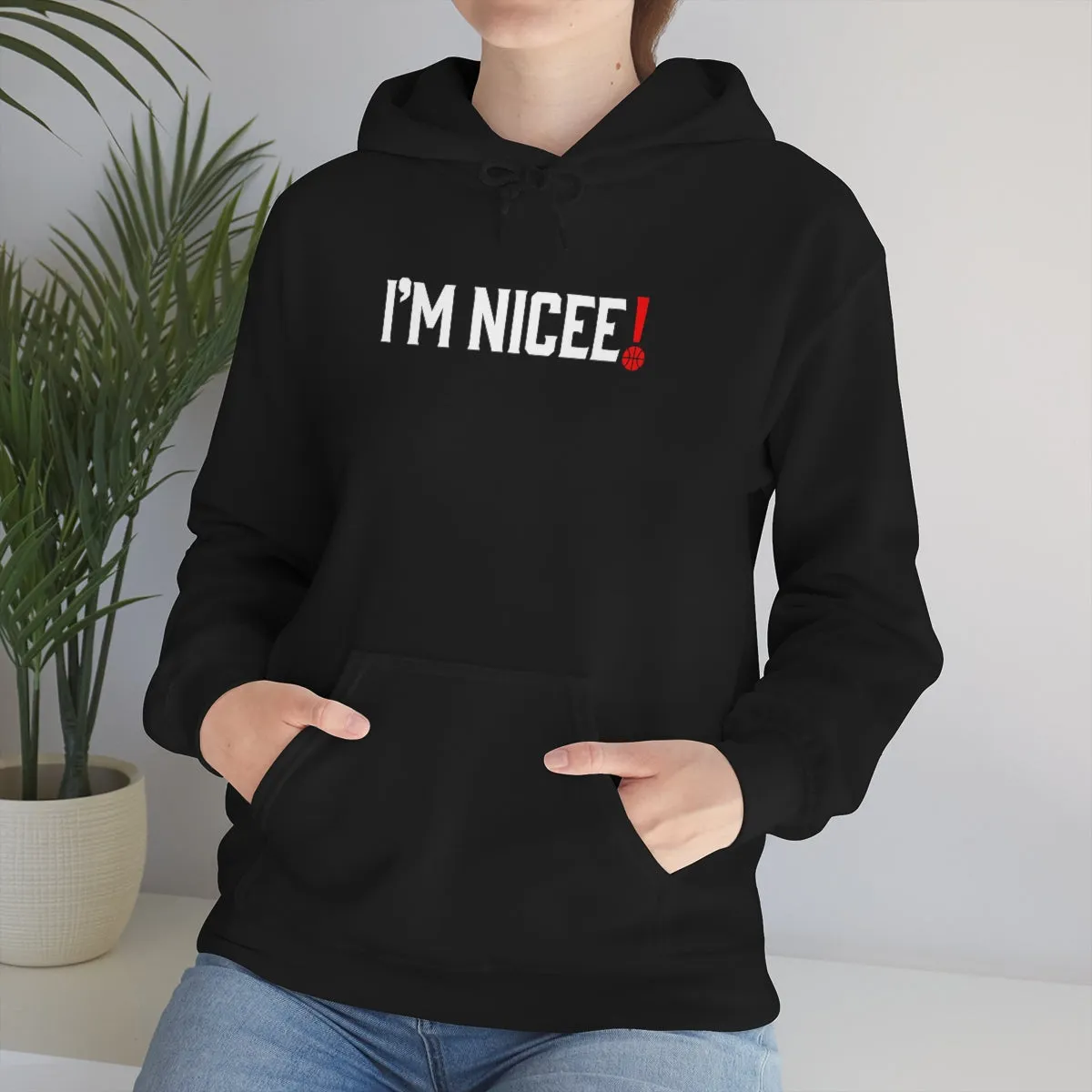 Im Nicee! Basketball Sweatshirt