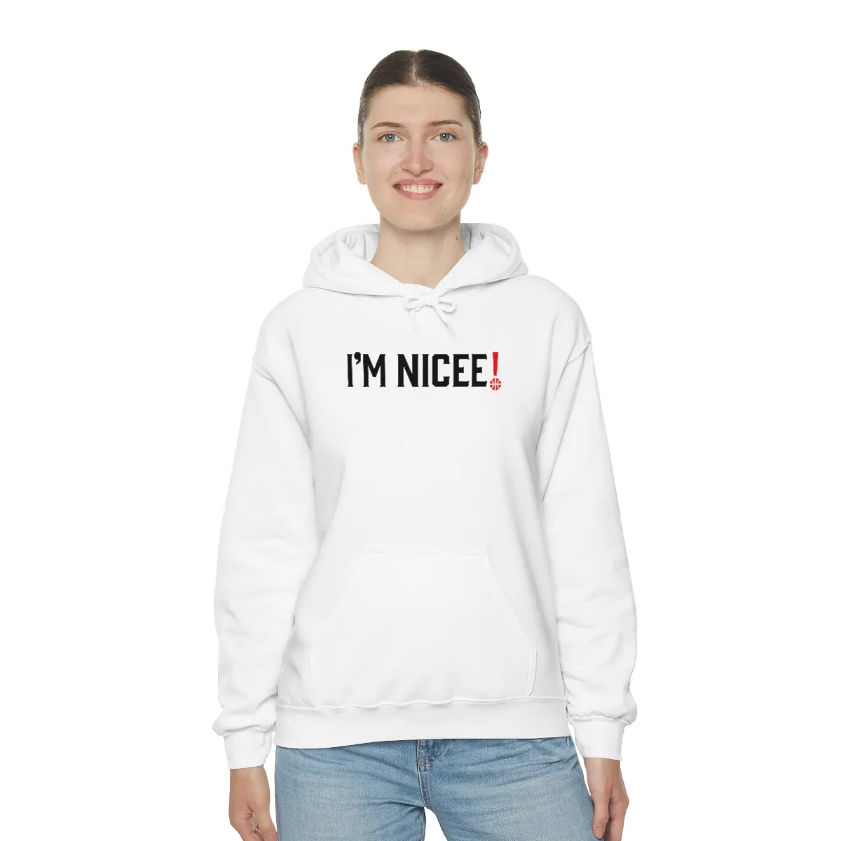 Im Nicee! Basketball Sweatshirt