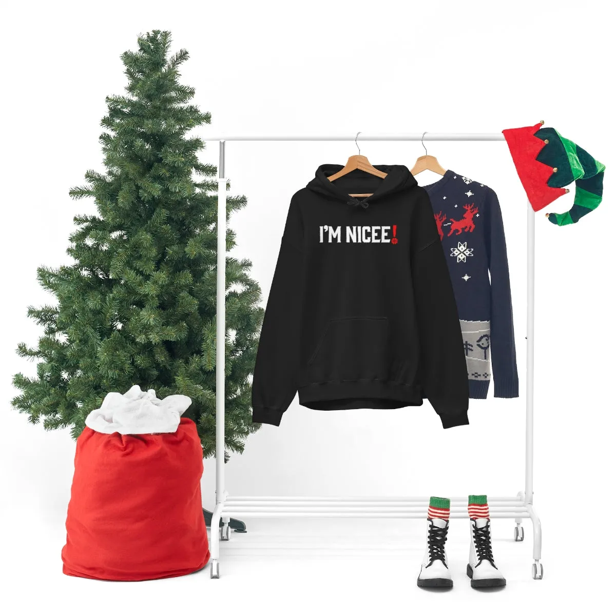 Im Nicee! Basketball Sweatshirt