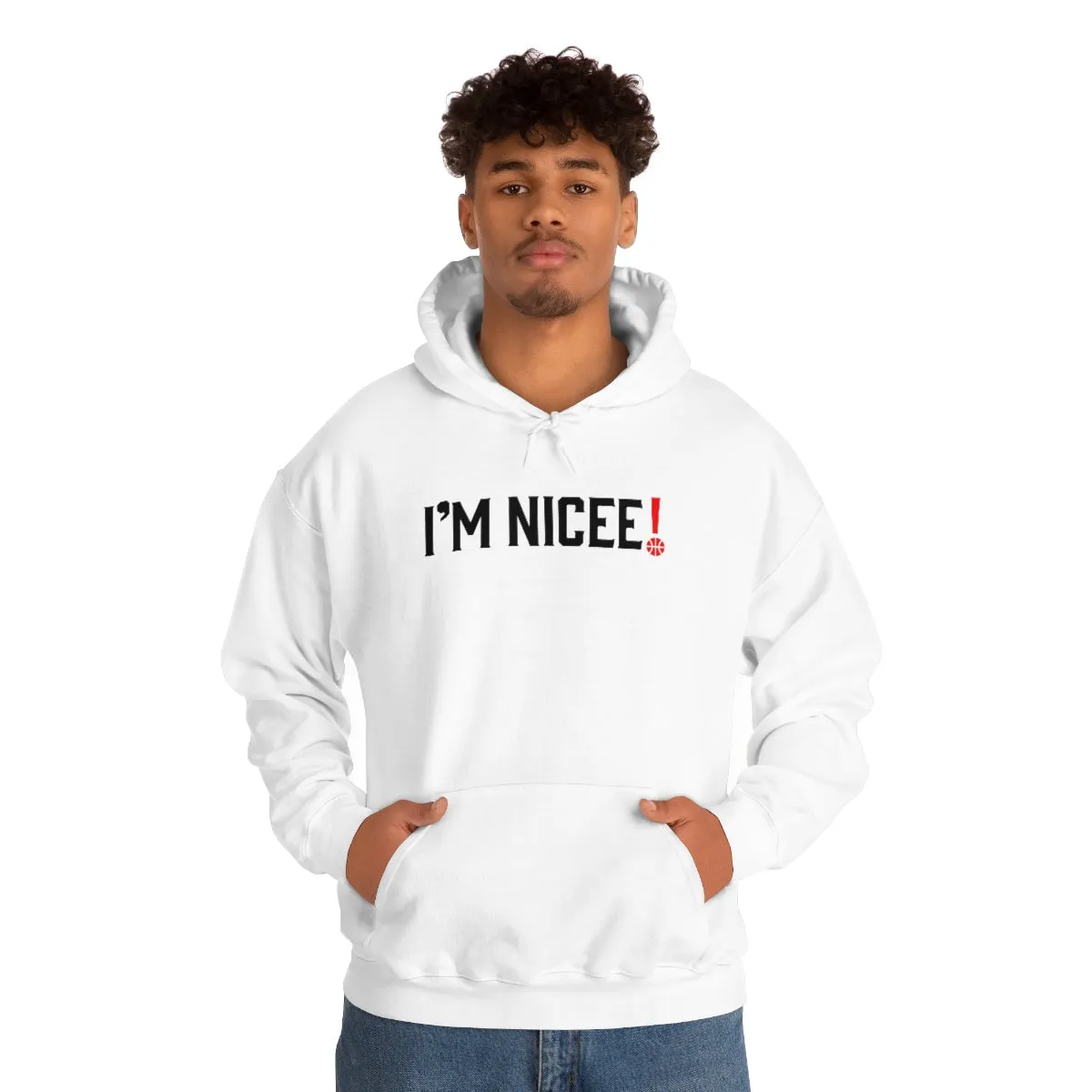 Im Nicee! Basketball Sweatshirt