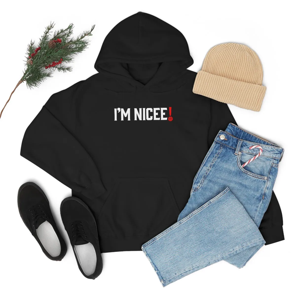 Im Nicee! Basketball Sweatshirt