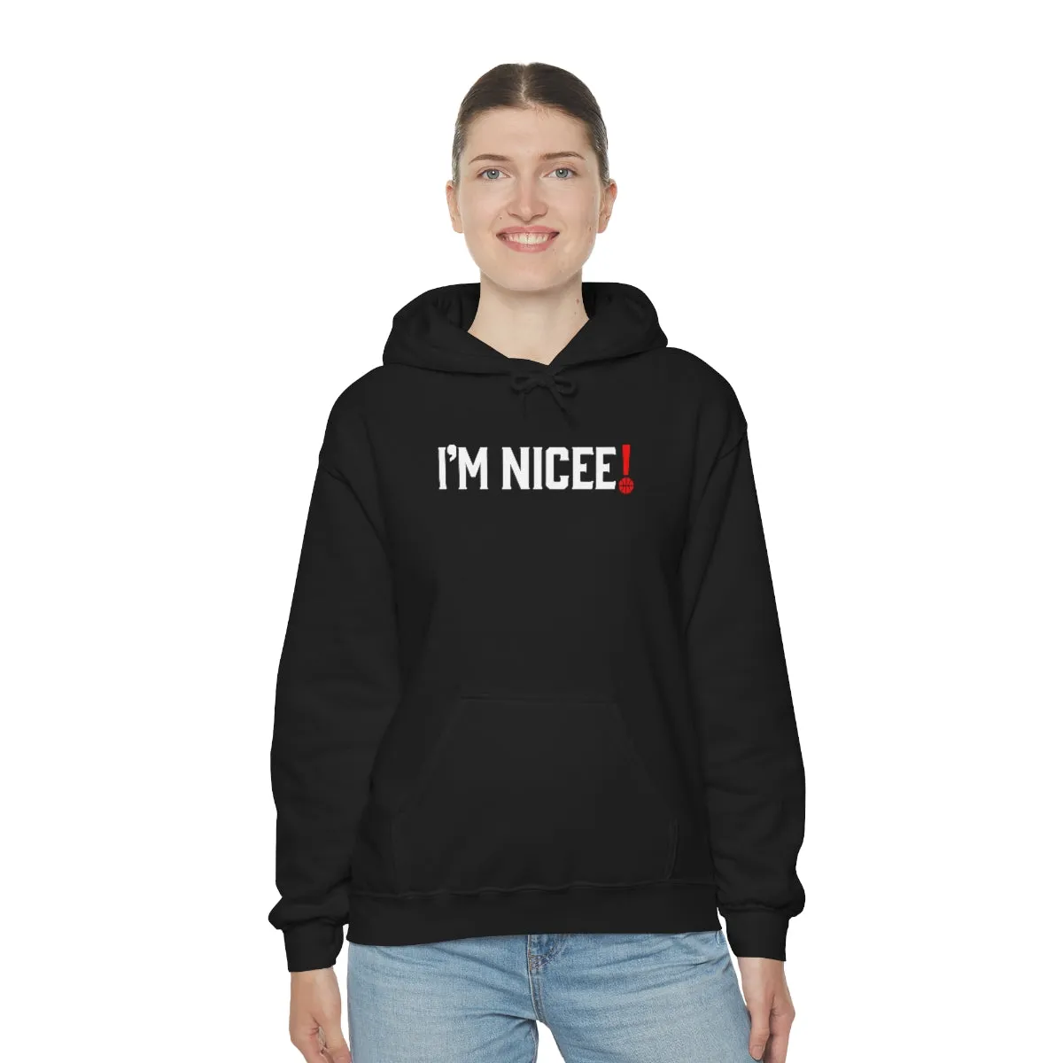 Im Nicee! Basketball Sweatshirt