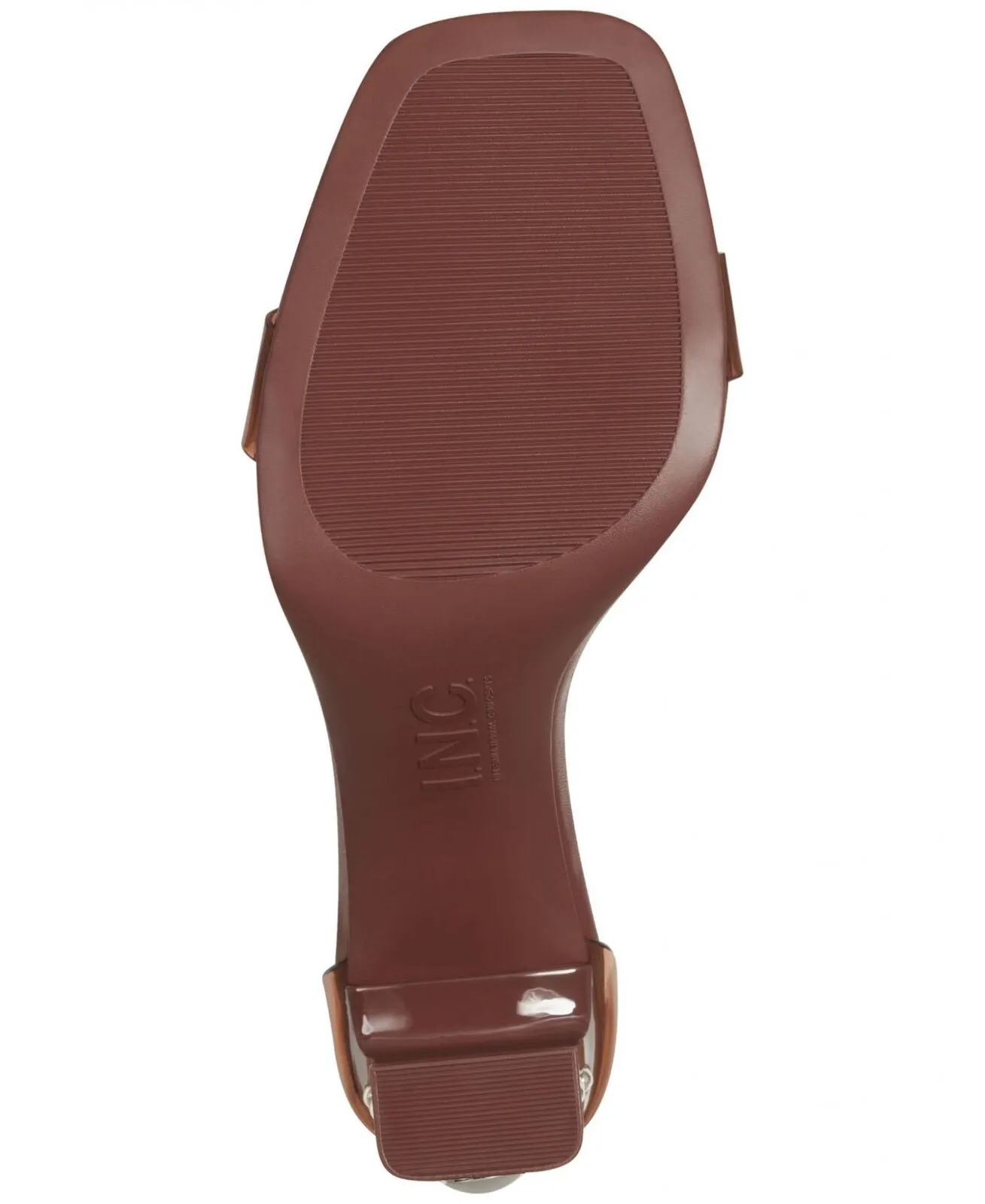 I.N.C. International Concepts Makenna Faux Leather Studded Sandals Brown 9M