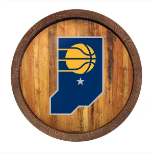 Indiana Pacers: Logo - "Faux" Barrel Top Sign